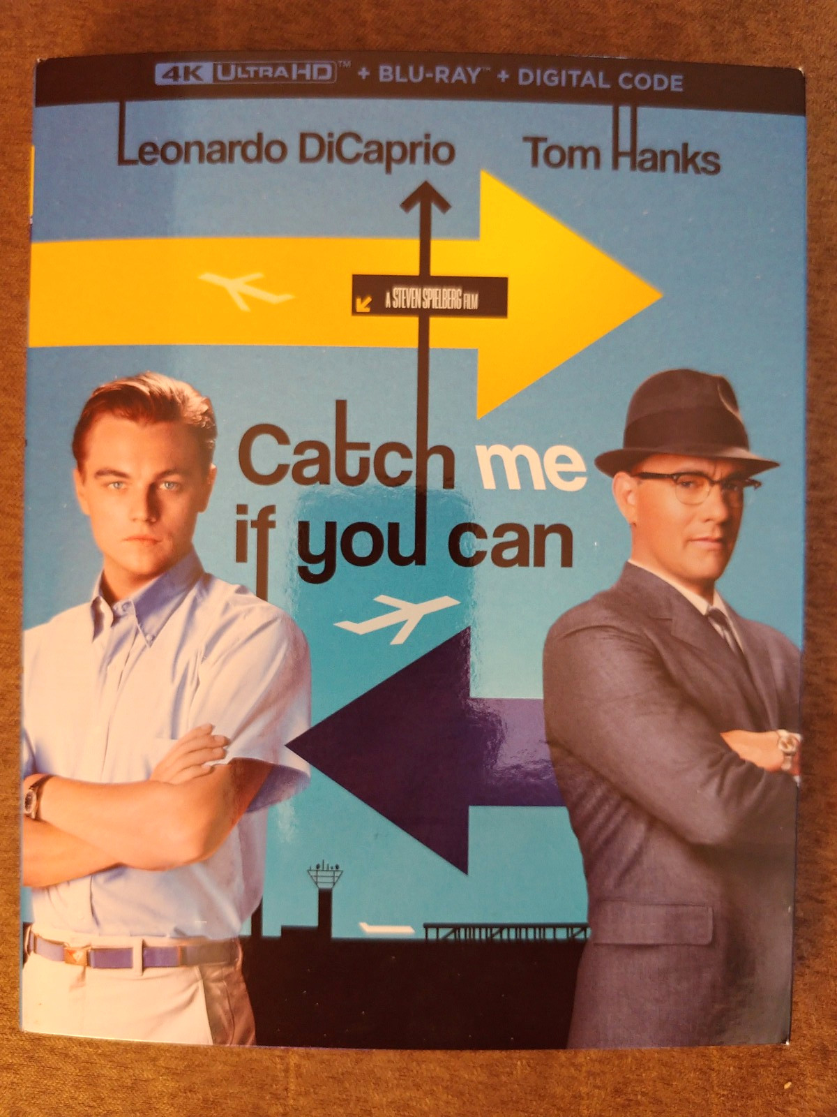 Catch Me If You Can (4K Ultra HD/Blu-ray, 2002) NEW with slipcover, digital code