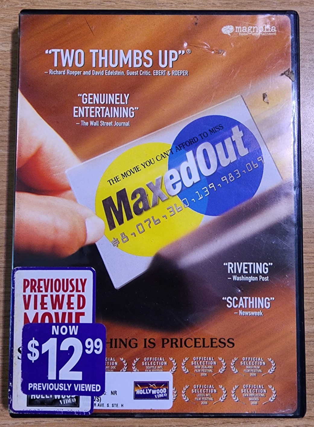 Maxed Out (DVD, 2008, Widescreen) David Grubin, Alexis Spraic