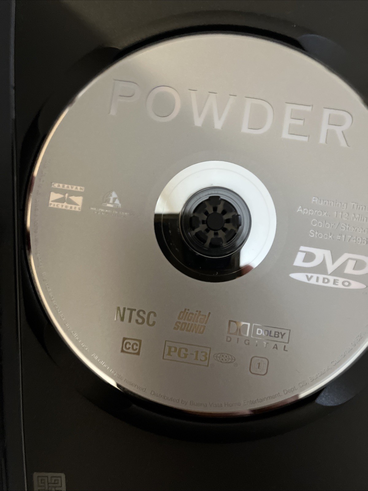 Powder (DVD, 1995) OOP Jeff Goldblum, Mary Steenburgen (GREAT CONDITION)