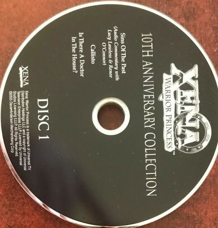 Xena Warrior Princess: 10th Anniversary Collection (DVD 2005) DISC #1 ONLY #E271