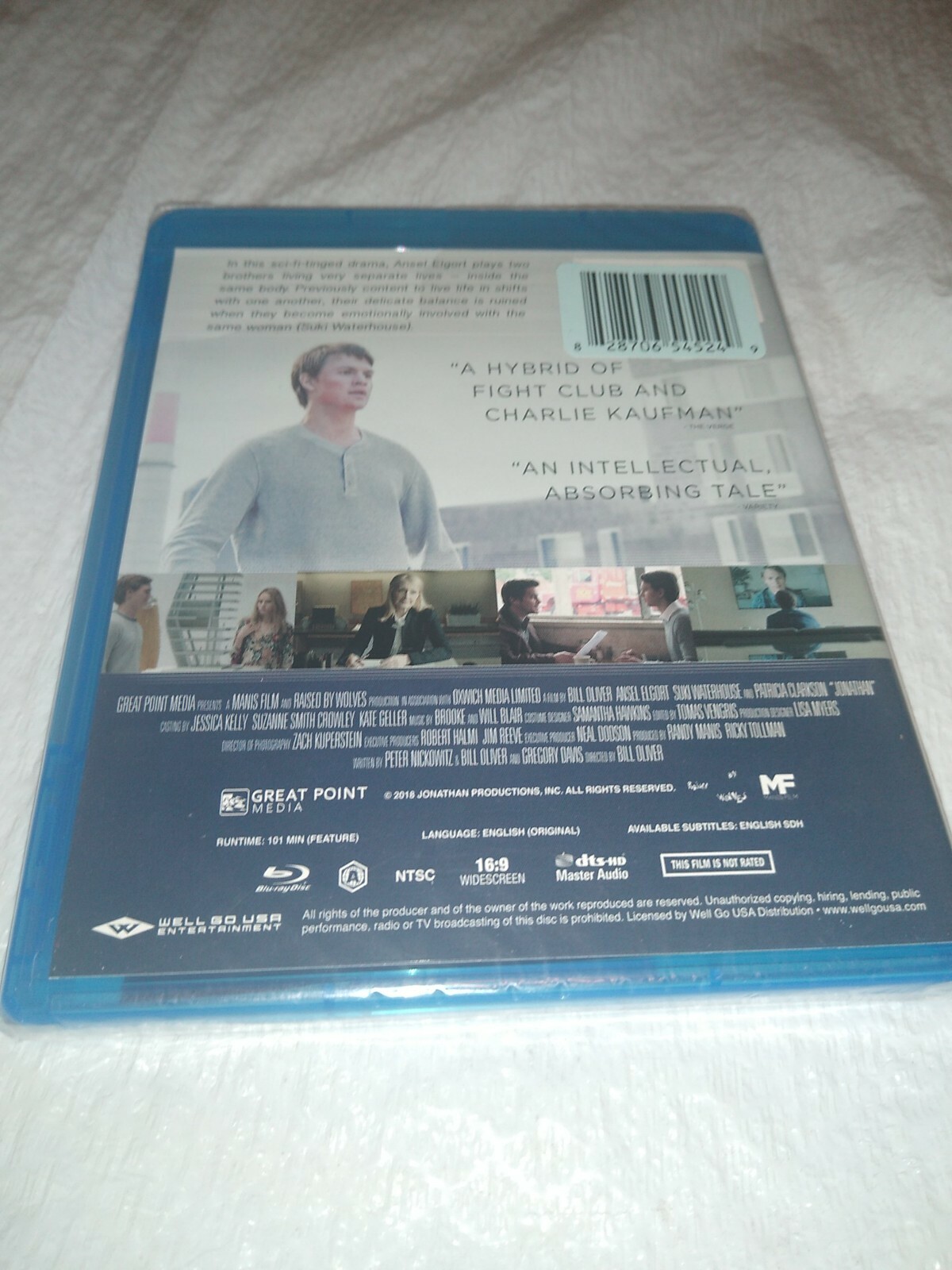 Fastshipping🇺🇲Jonathan (Blu-ray, 2018) BRAND NEW, Ansel Elgot