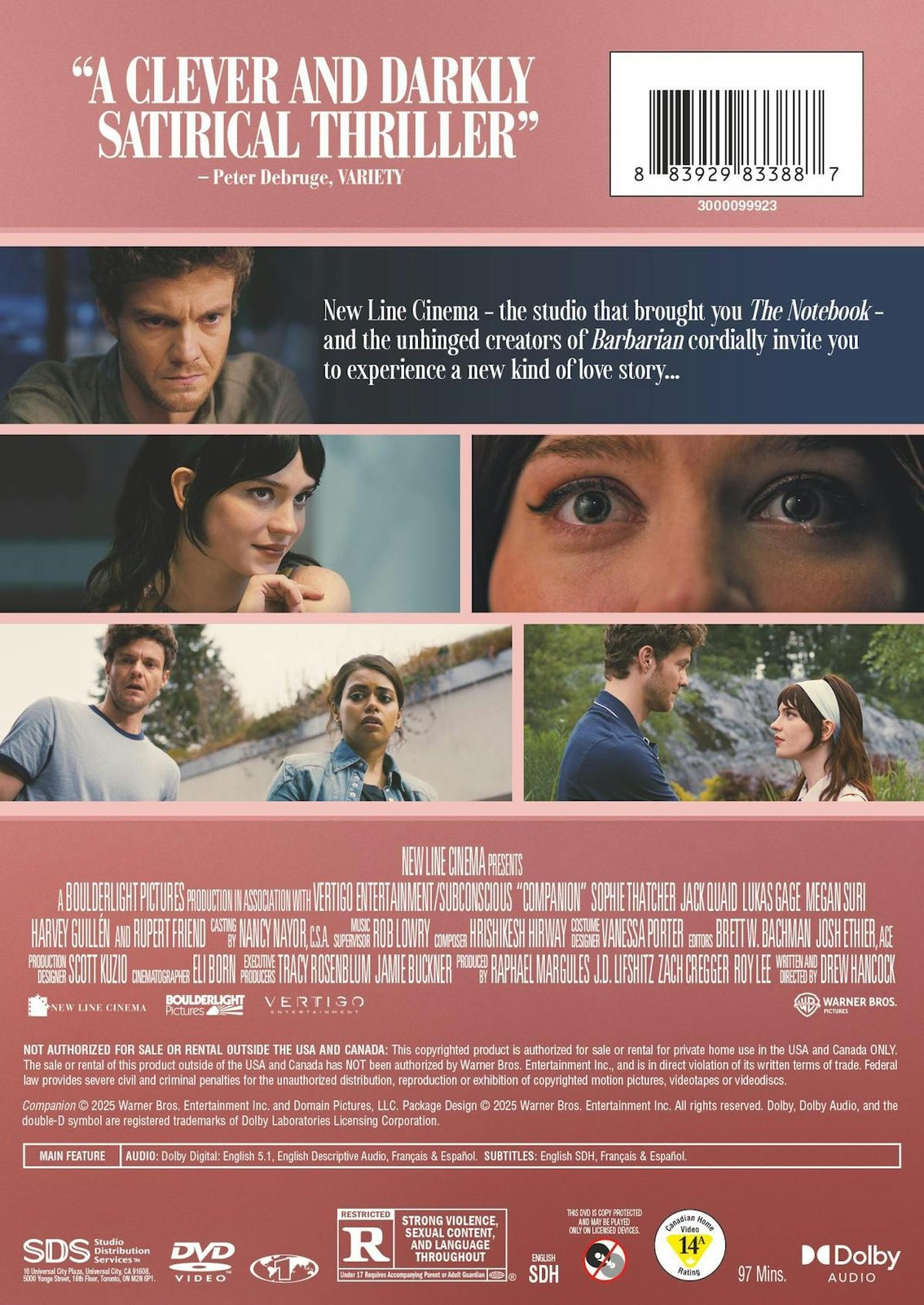 Companion DVD NEW