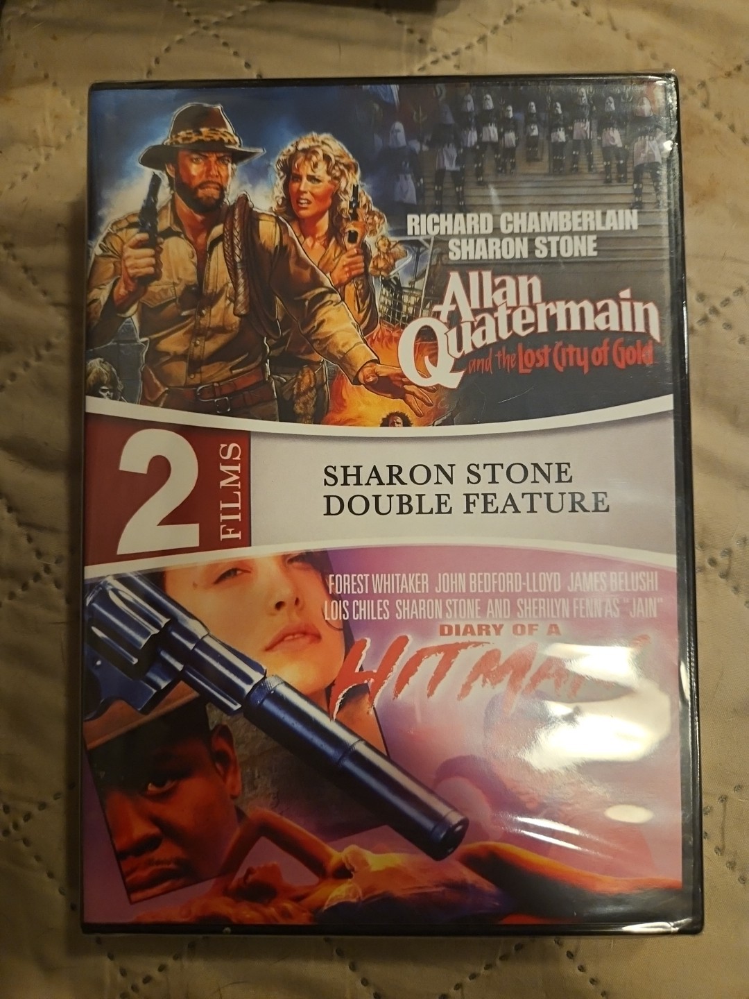 Diary of a Hitman/Allan Quatermain Sharon Stone Double Feature DVD RARE OOP NEW