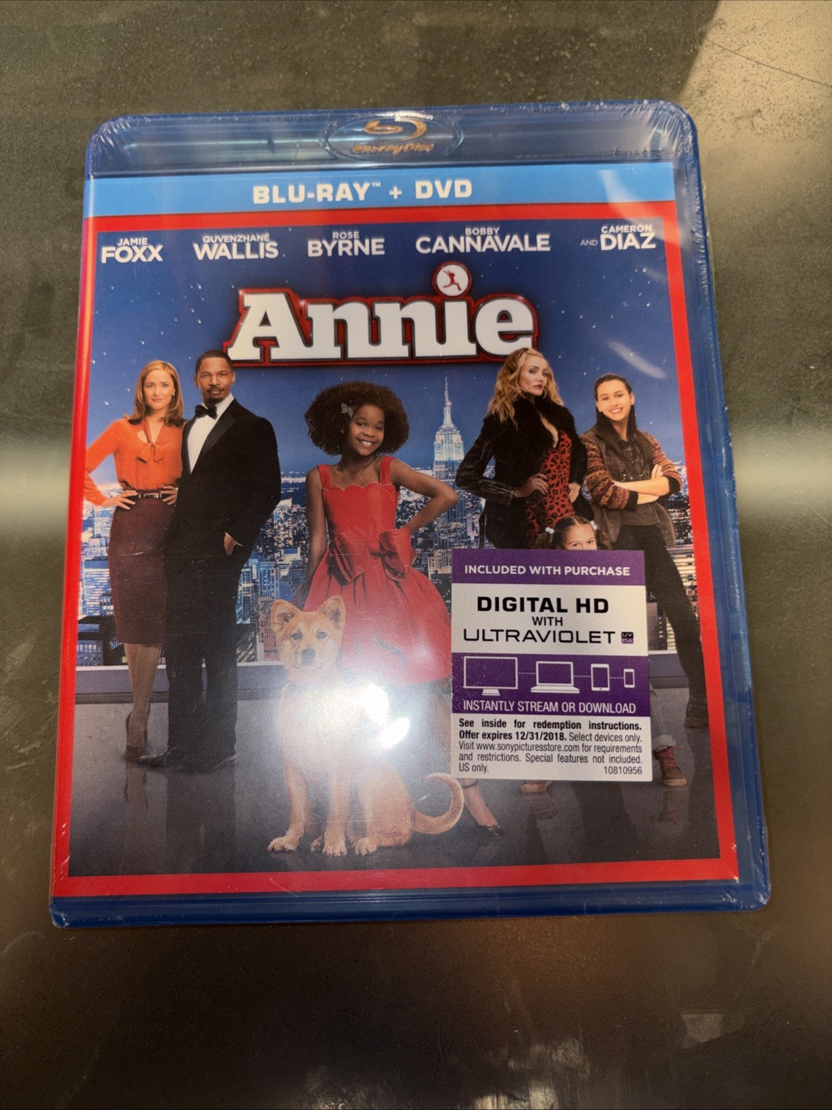 Annie 2014 Blu-ray/DVD Sealed