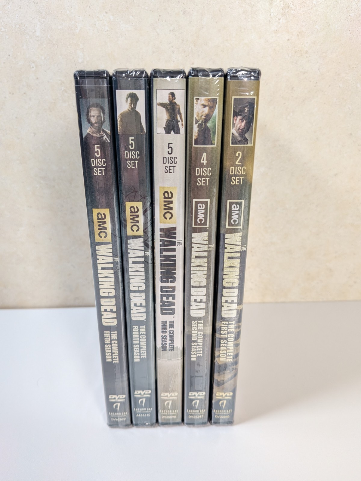 The Walking Dead Seasons 1 2 3 4 5 DVD Set TV Show Series Sealed 1-5 Box