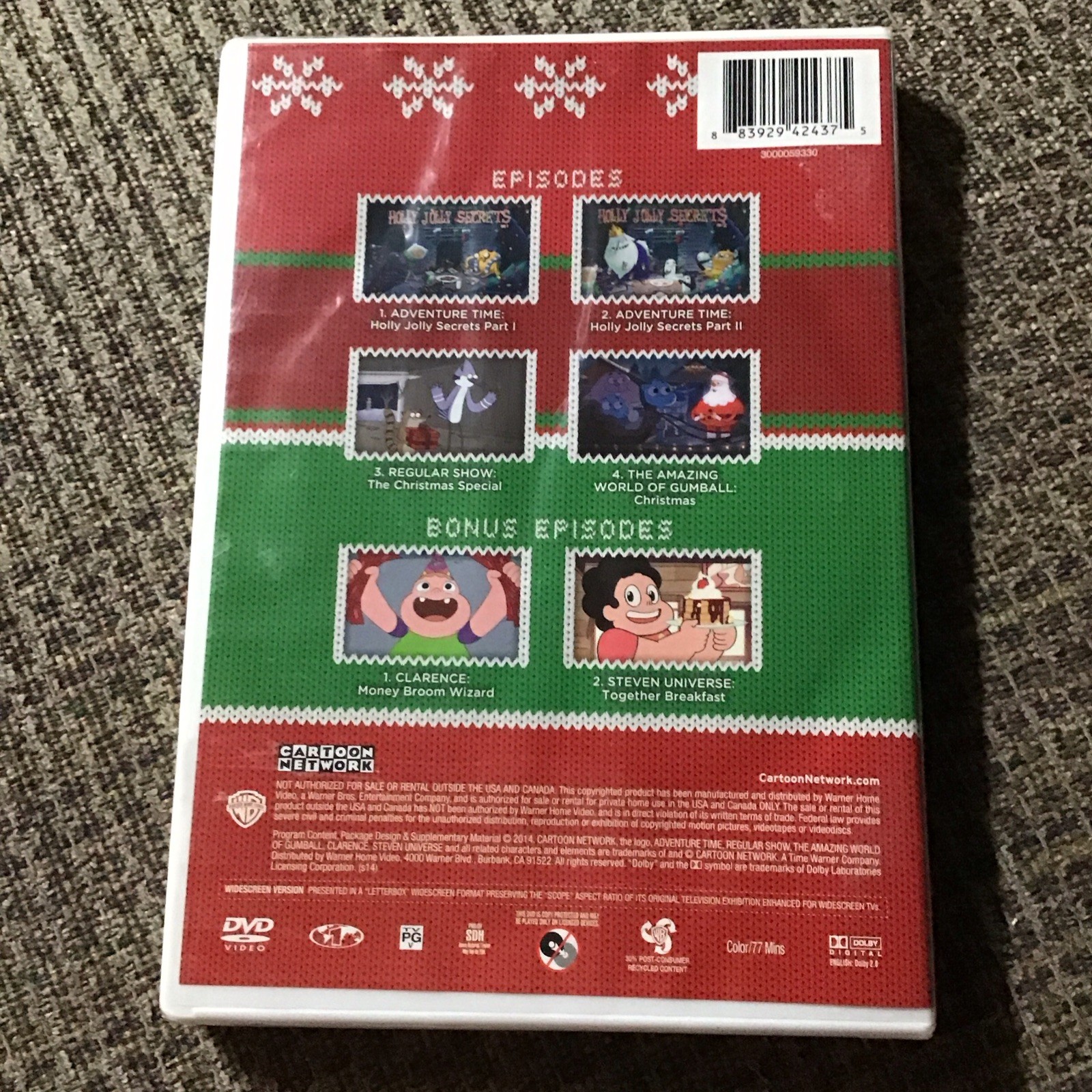 CARTOON NETWORK HOLIDAY COLLECTION 2014 DVD OOP WARNER BROS PRINT BRAND NEW!!!