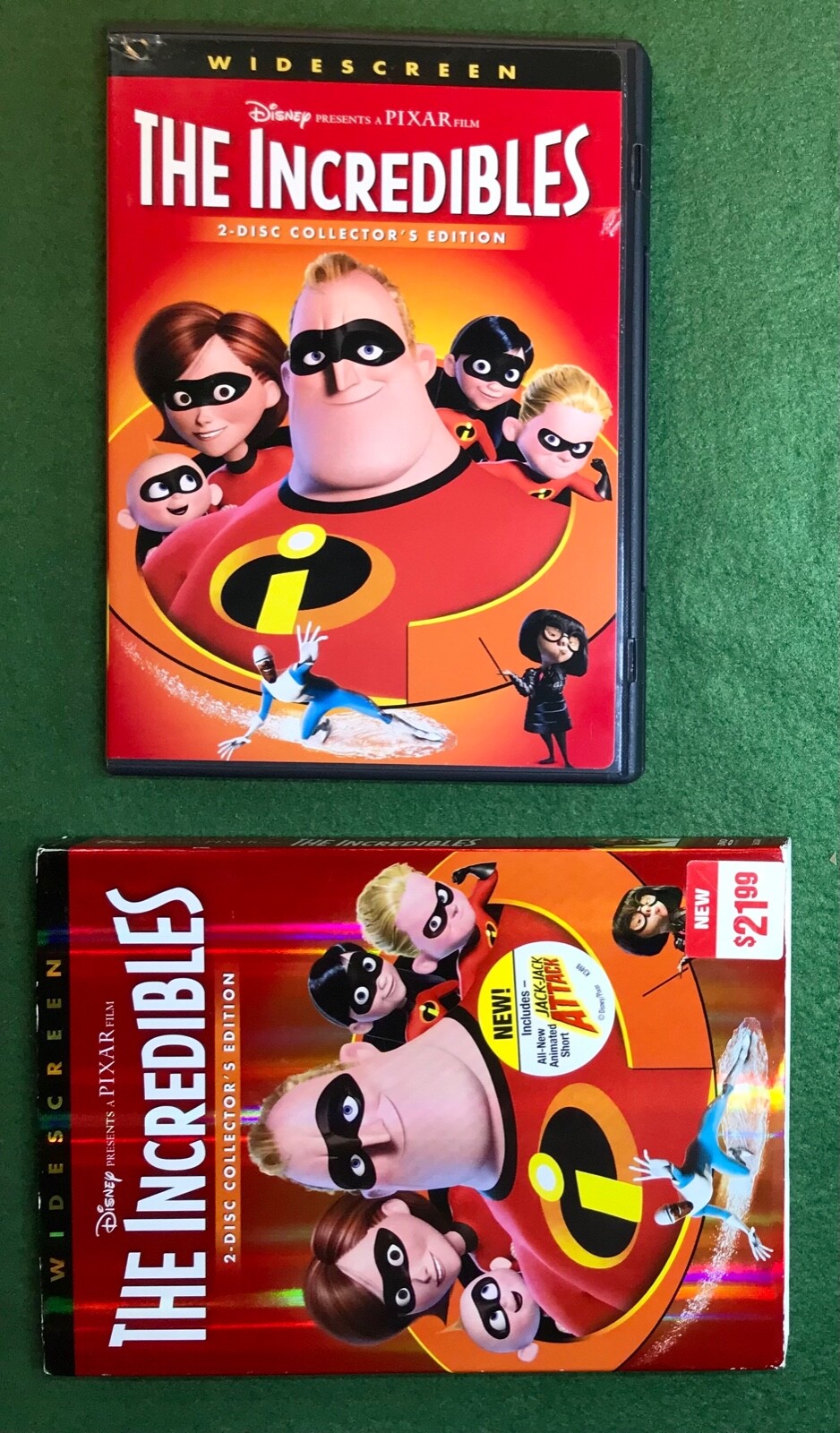 The Incredibles DVD Widescreen 2-Disc Collector’s Edition Disney Pixar Brad Bird