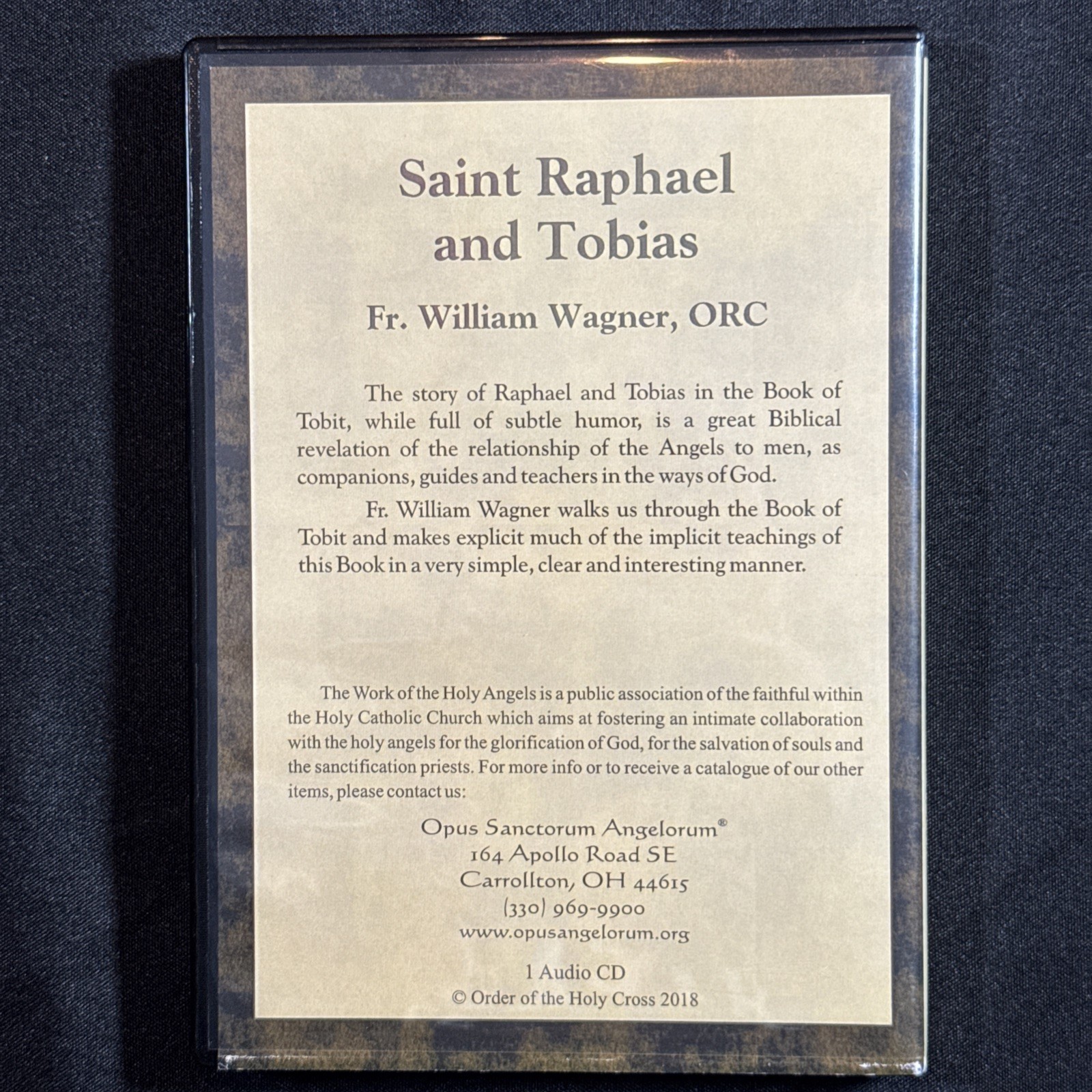 Saint Raphael and Tobias (DVD, 2007) Opus Sanctorum Angelorum