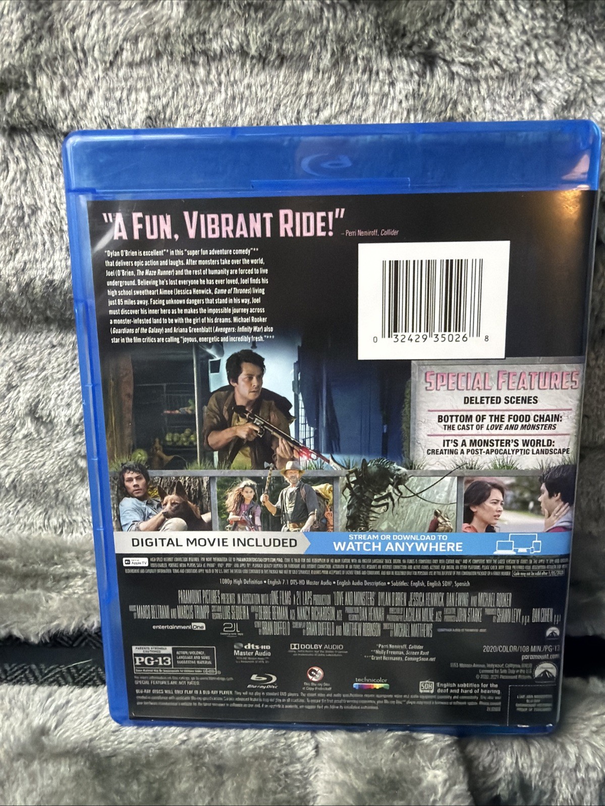 Love and Monsters Blu-ray