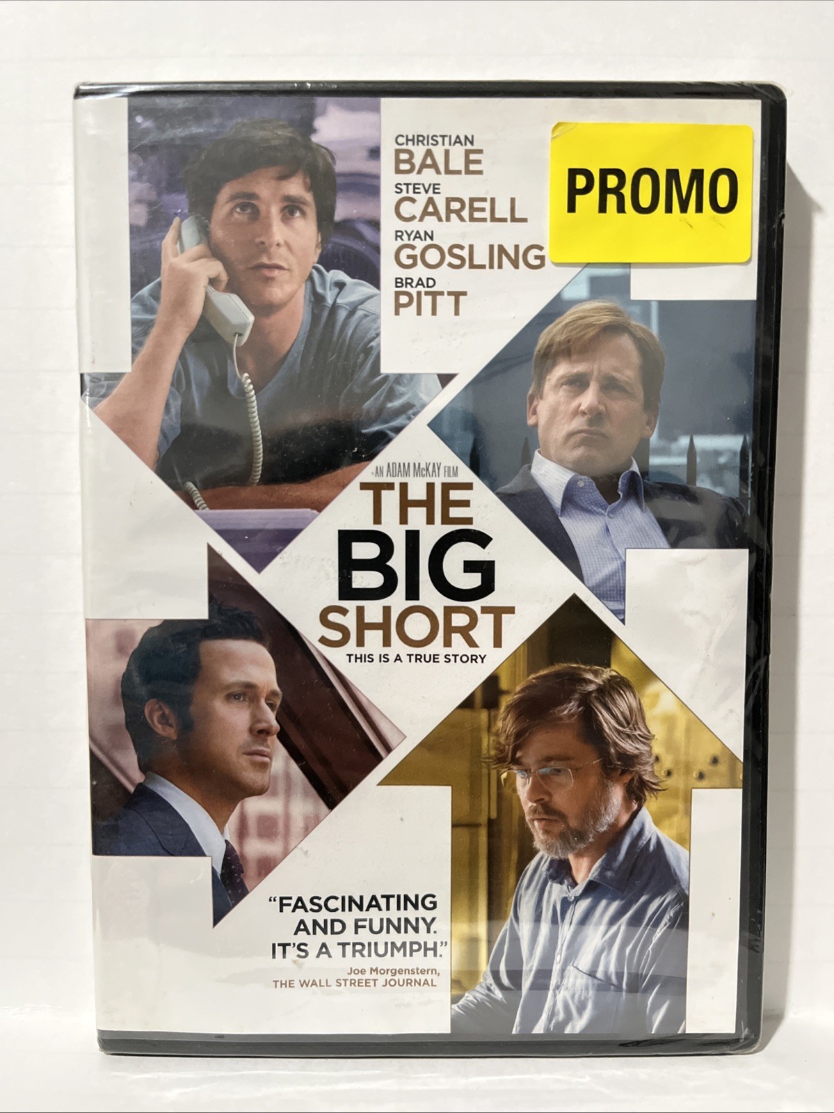 The Big Short DVD (2015) NEW & SEALED Christian Bale, Steve Carell, Brad Pitt