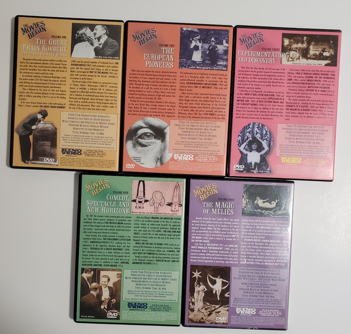 THE MOVIES BEGIN – 133 Films! Early Cinema 1894-1913 KINO VIDEO